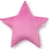 Poduszka gwiazdka Minky - purpurowe Minky