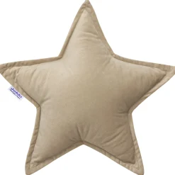 Poduszka gwiazdka Velvet - Cappuccino Velvet