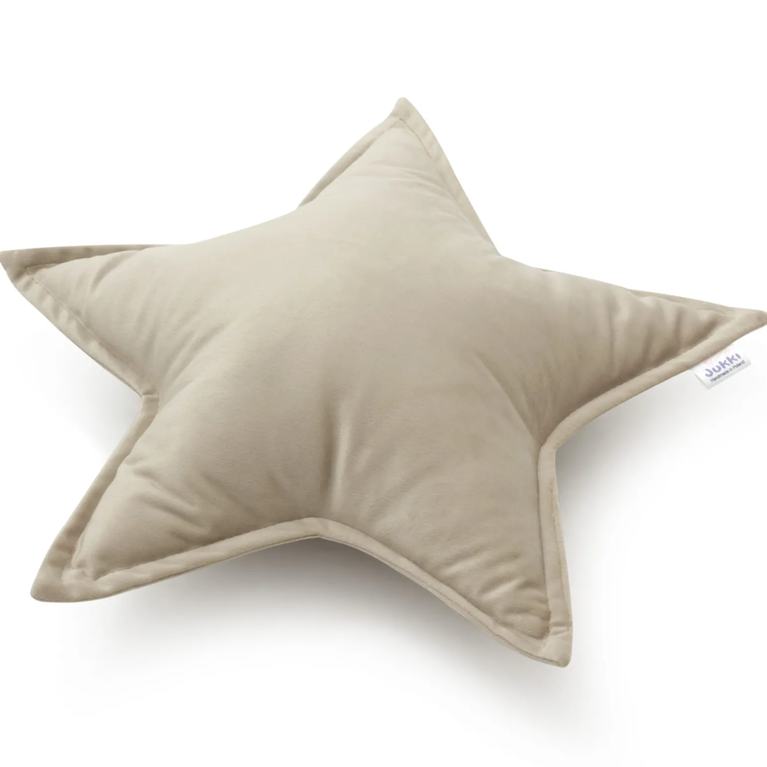 Poduszka gwiazdka Velvet - Cappuccino Soft Velvet