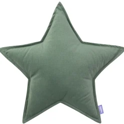 Poduszka gwiazdka Velvet - oliwkowy Velvet