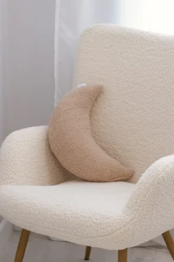 Poduszka księżyc Boucle - Beige