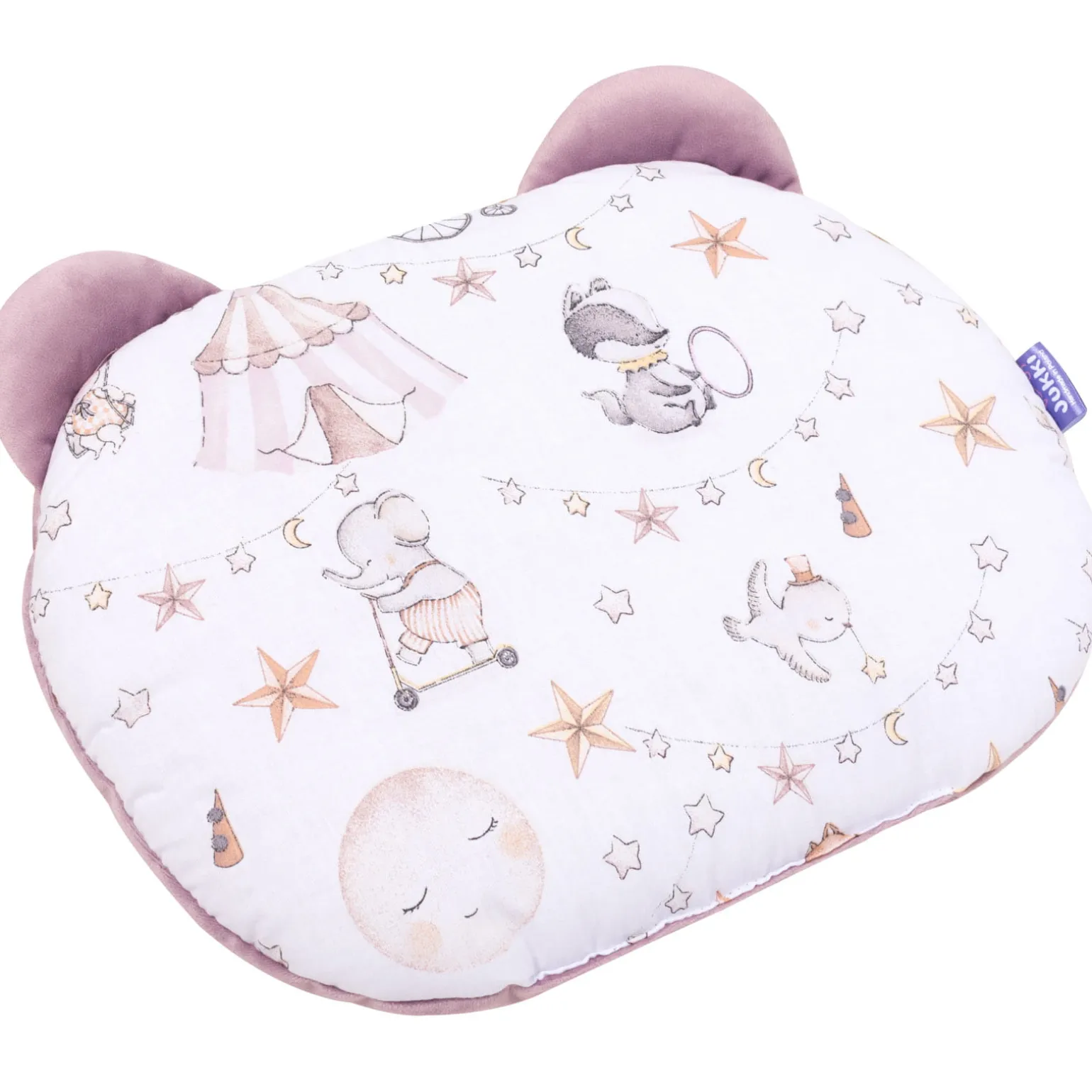 Poduszka MIŚ - Candy Circus i wrzosowy Soft Velvet