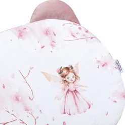 Poduszka MIŚ - Little Fairy i Smokey Pink Soft Velvet