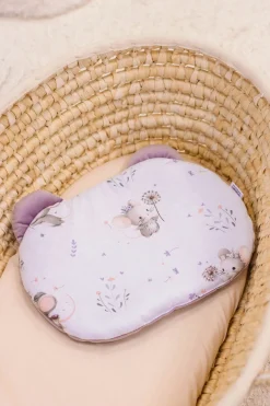 Poduszka MIŚ - Lovely Mouse i Wrzosowy Soft Velvet