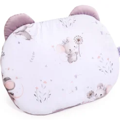 Poduszka MIŚ - Lovely Mouse i Wrzosowy Soft Velvet