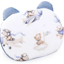 Poduszka MIŚ - Pilot Bears i jeansowy Velvet
