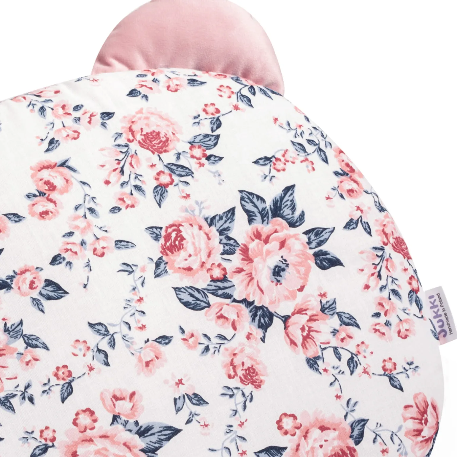 Poduszka MIŚ - Roses i Smokey Pink Soft Velvet