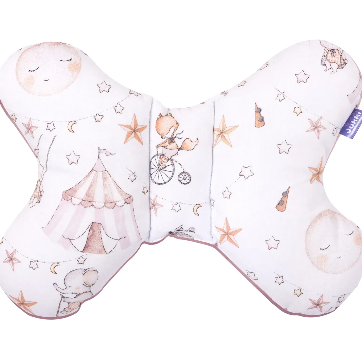 Poduszka motylek - Candy Circus i wrzosowy Soft Velvet