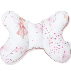 Poduszka motylek - Little Fairy i Smokey Pink Soft Velvet