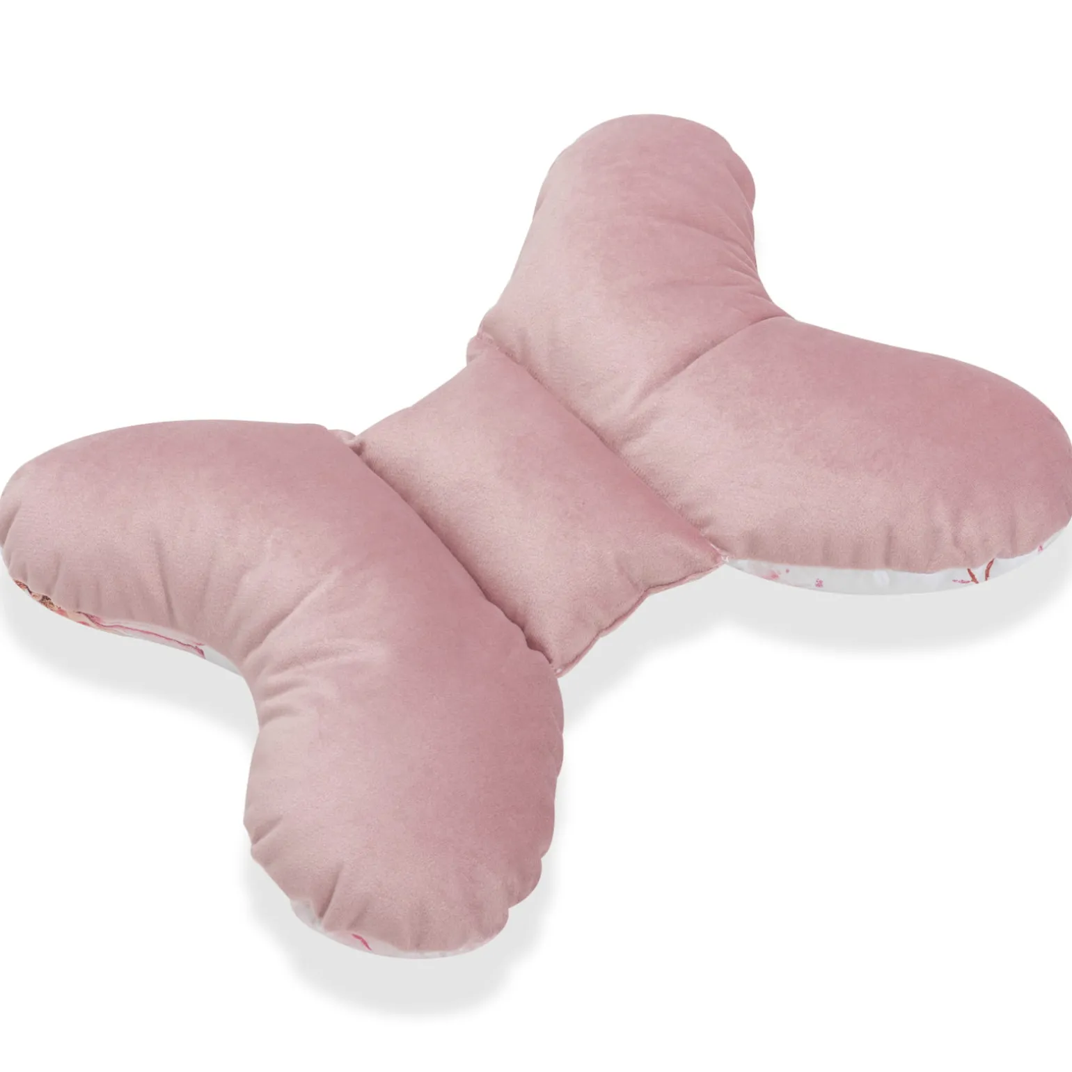 Poduszka motylek - Little Fairy i Smokey Pink Soft Velvet