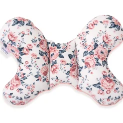 Poduszka motylek - Roses i Smokey Pink Soft Velvet