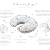 Poduszka rogal + zdejmowana poszewka - Happy Jungle i Latte Velvet