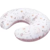 Poduszka rogal + zdejmowana poszewka - Candy Circus i wrzosowy Soft Velvet