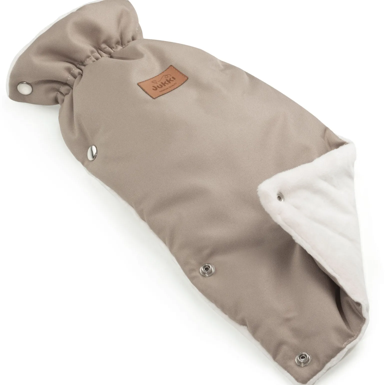 Podwójne mufki do wózka, BEIGE WINTER