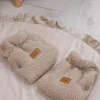 Podwójne mufki do wózka Boucle - Beige