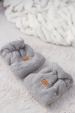 Podwójne mufki do wózka Boucle - Grey