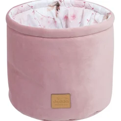 Pojemnik / koszyk na akcesoria dla niemowlaka - Little Fairy i Smokey Pink Soft Velvet