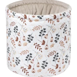 Pojemnik / koszyk na akcesoria dla niemowlaka - Boho Garden i ecru Velvet