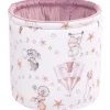 Pojemnik / koszyk na akcesoria dla niemowlaka - Candy Circus i wrzosowy Soft Velvet