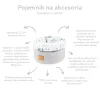 Pojemnik / koszyk na akcesoria dla niemowlaka - Summer Dream i old rose Velvet