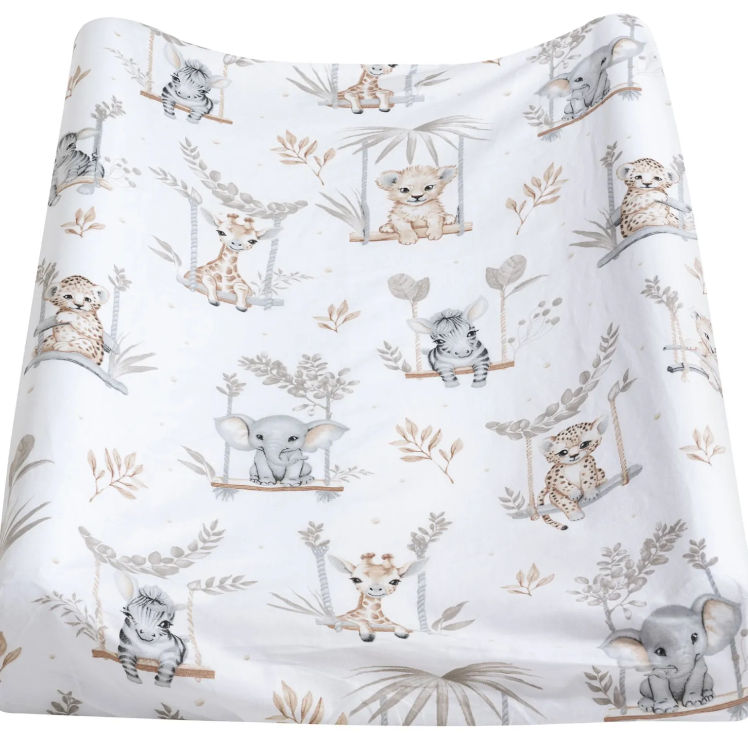 Pokrowiec, prześcieradło na przewijak - Happy Jungle