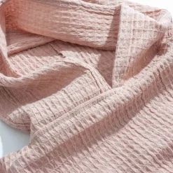 Ponczo kąpielowe z kapturkiem - Pink