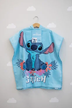 Ponczo, ręcznik kąpielowy z kapturem- LILO I STITCH