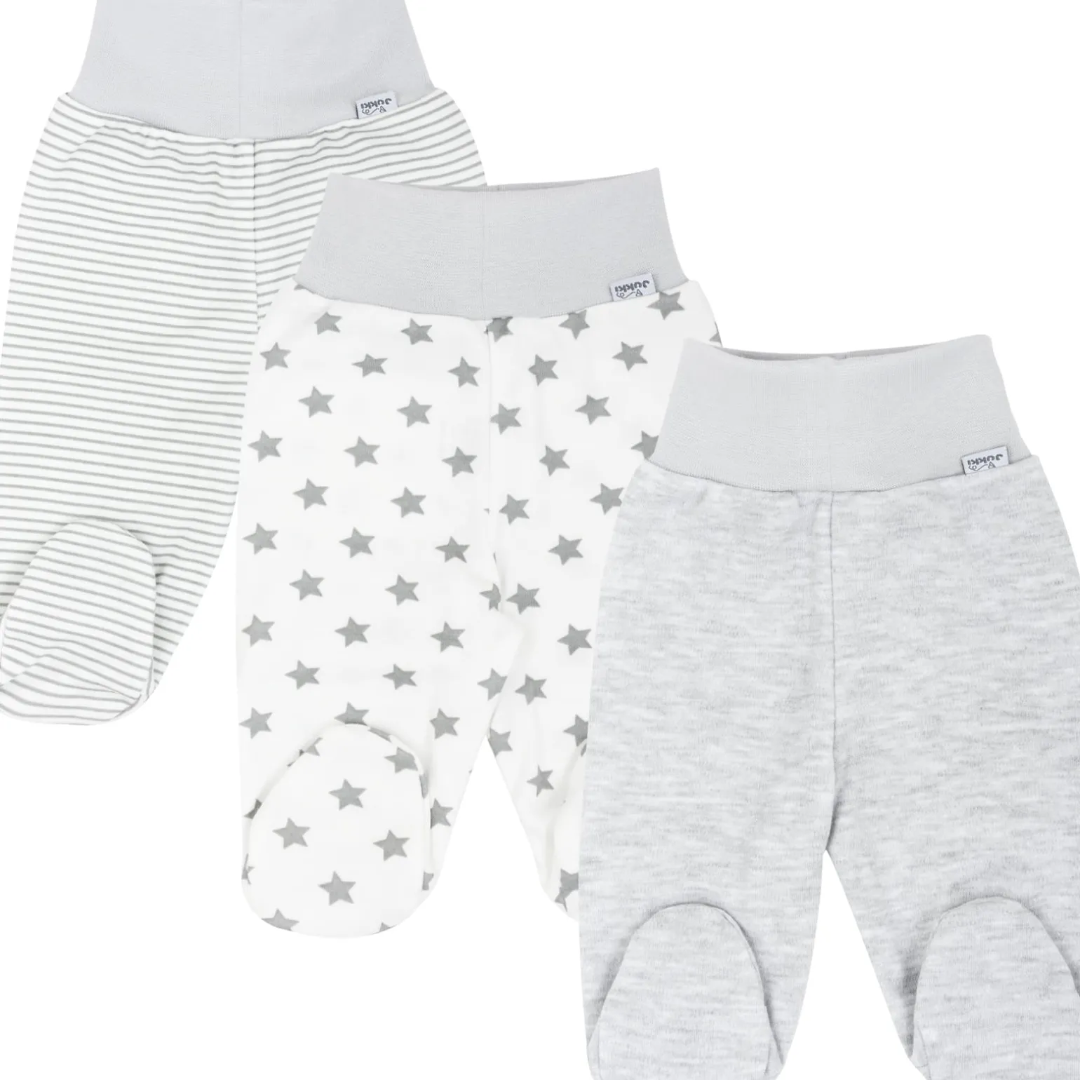 Półśpiochy 3 pack Basic Grey Melange