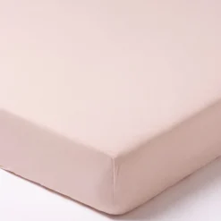 Prześcieradło jersey z gumką do łóżeczka 120x60cm - Pastel Pink