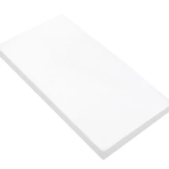 Prześcieradło jersey z gumką do łóżeczka 120x60cm - Białe