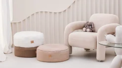 Pufa dziecięca BOUCLE - Brown