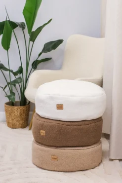 Pufa dziecięca BOUCLE - Brown