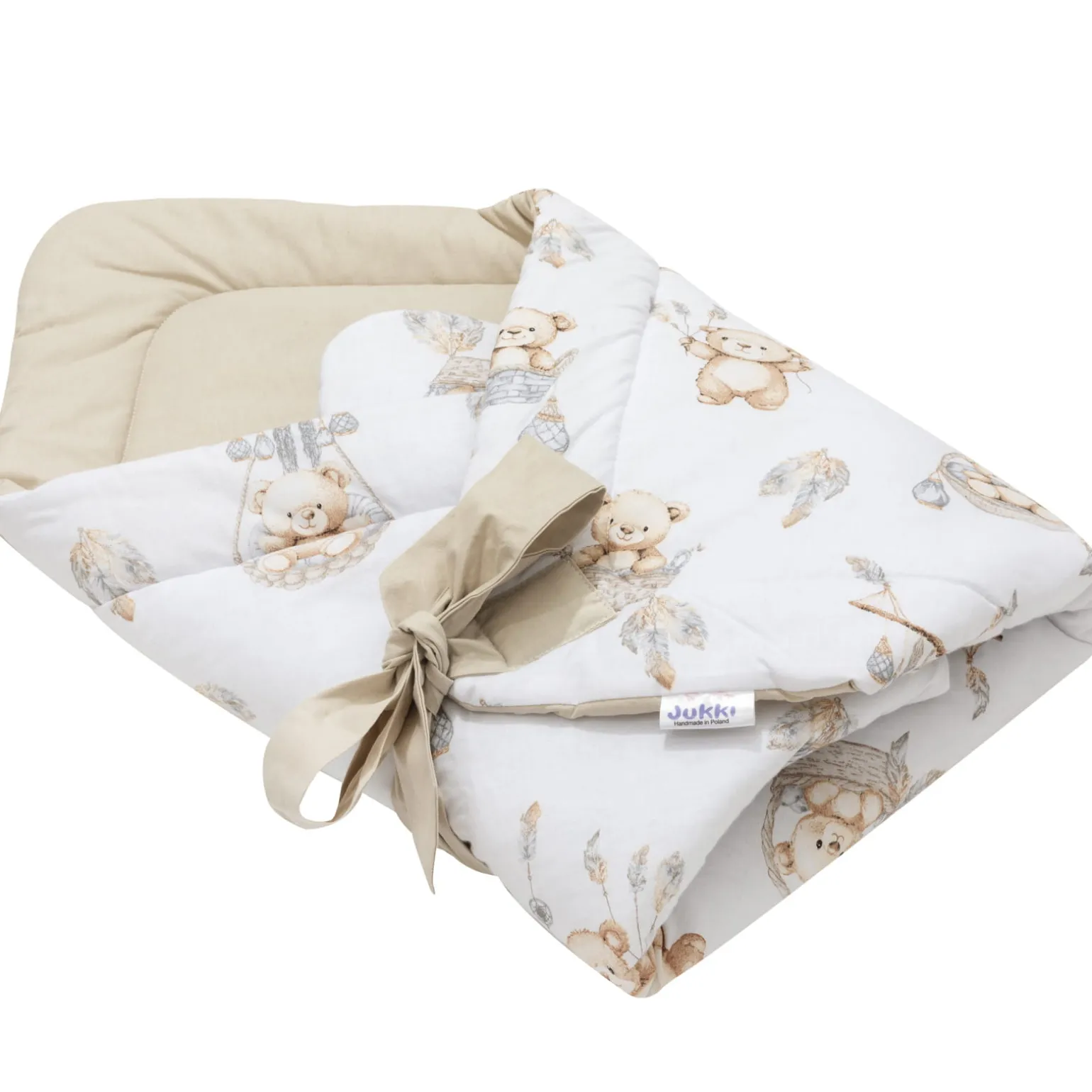 Rożek niemowlęcy bawełniany - Boho Bears
