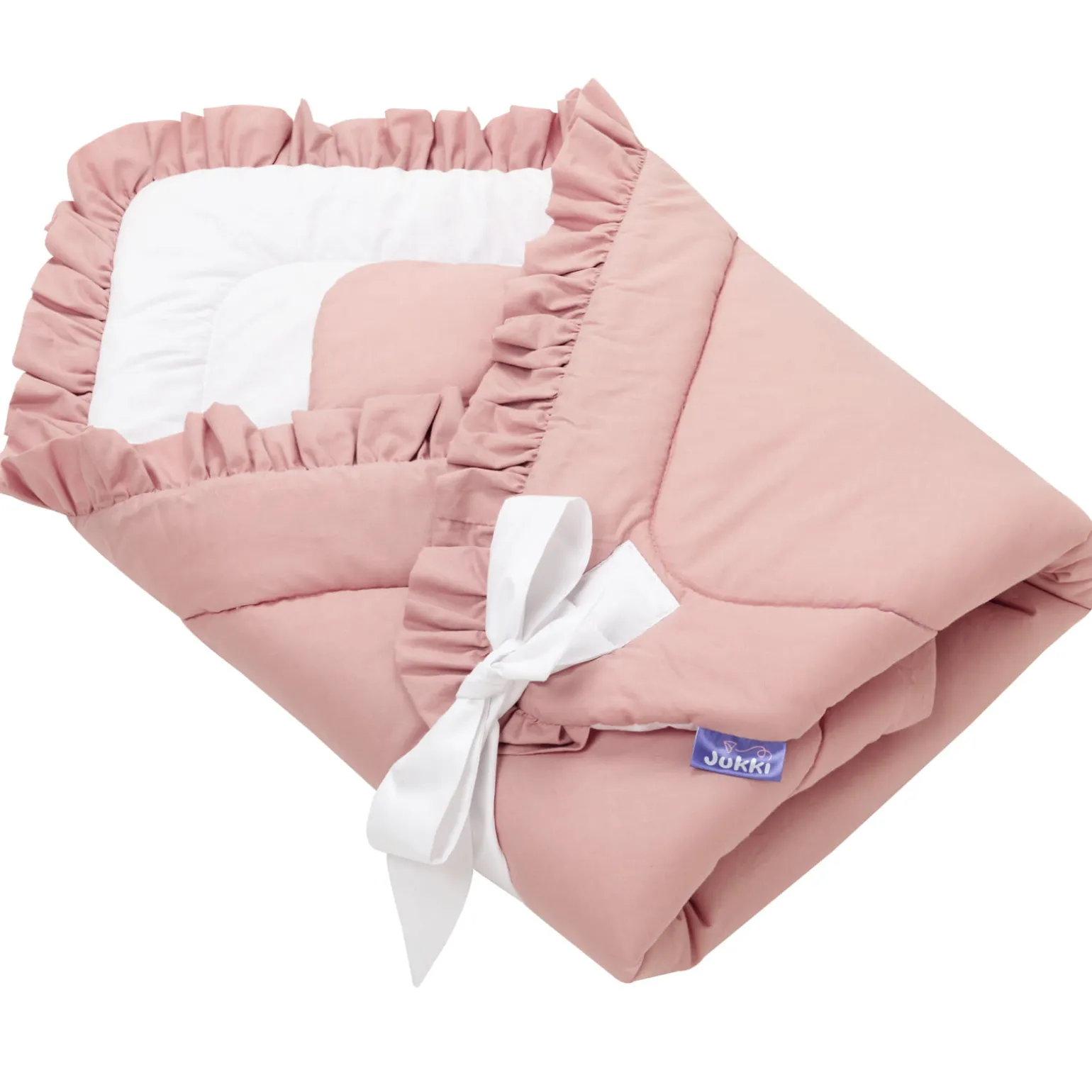 Rożek niemowlęcy bawełniany - Pastel Pink