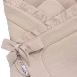 Rożek niemowlęcy muślinowy - Beige