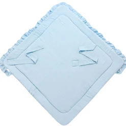 Rożek niemowlęcy muślinowy - Blue