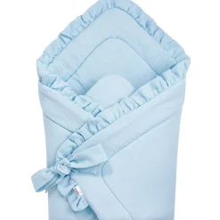 Rożek niemowlęcy muślinowy - Blue