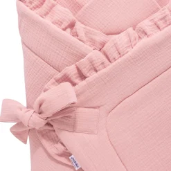 Rożek niemowlęcy muślinowy - Pink