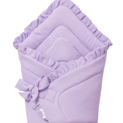 Rożek niemowlęcy muślinowy - Violet