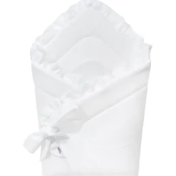 Rożek niemowlęcy muślinowy - White