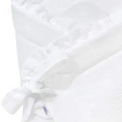 Rożek niemowlęcy muślinowy - White