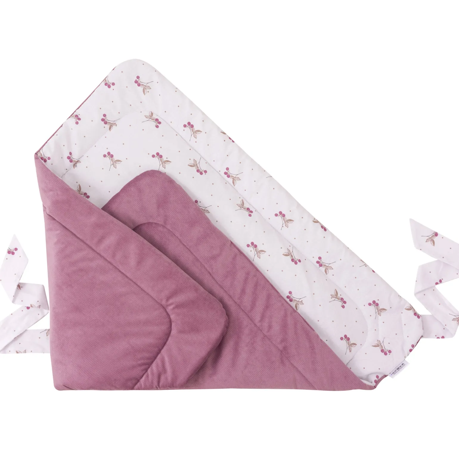 Rożek niemowlęcy Velvet - Blackberry Dreams i Old Rose Velvet