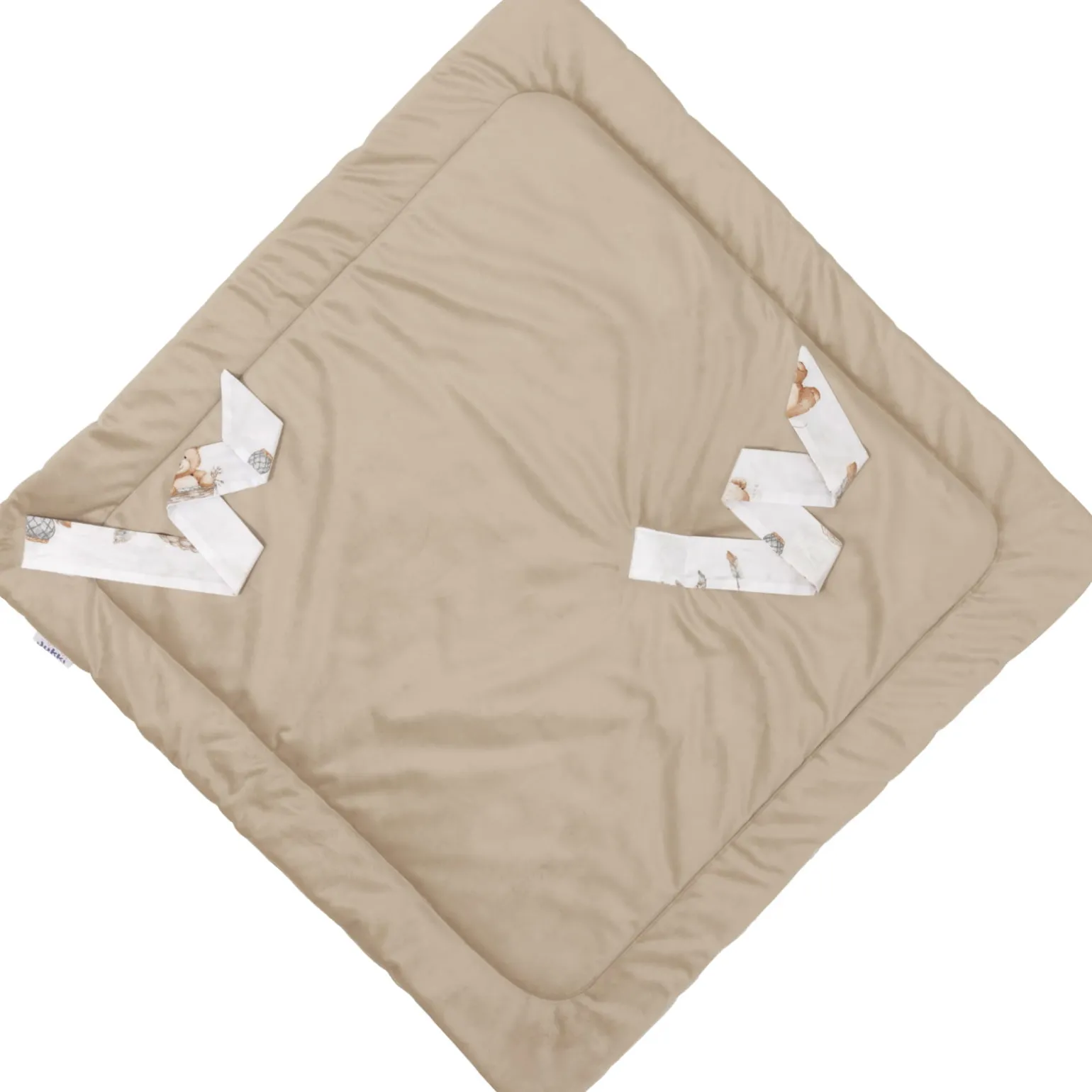 Rożek niemowlęcy Velvet - Boho Bears i Cappuccino Soft Velvet