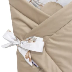 Rożek niemowlęcy Velvet - Boho Bears i Cappuccino Soft Velvet