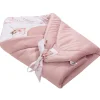 Rożek niemowlęcy Velvet - Little Fairy i Smokey Pink Soft Velvet
