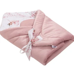 Rożek niemowlęcy Velvet - Little Fairy i Smokey Pink Soft Velvet