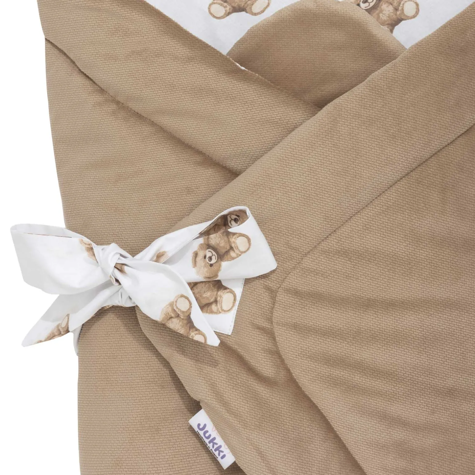 Rożek niemowlęcy Velvet - Mr. Teddy i Caramel Velvet