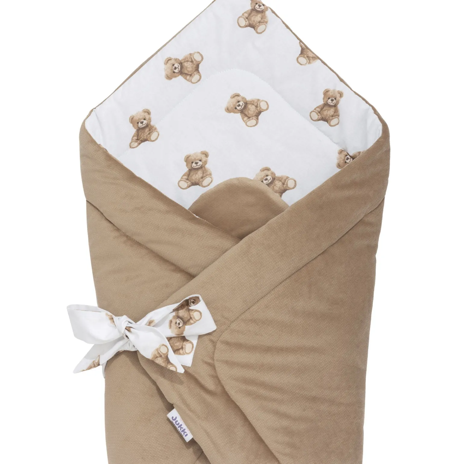 Rożek niemowlęcy Velvet - Mr. Teddy i Caramel Velvet