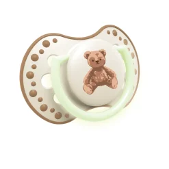 Smoczek silikonowy dynamiczny LOVI 6-18m 2 szt Teddy Love