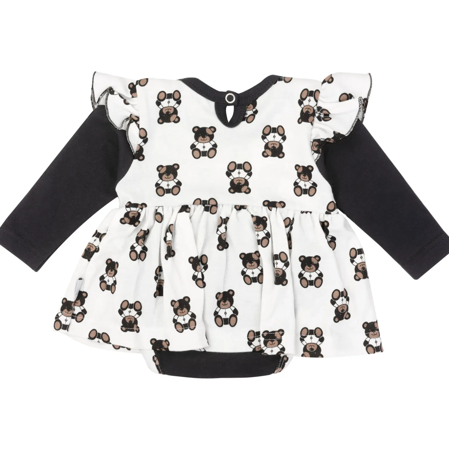 Sukienka z body Black Teddy Bear